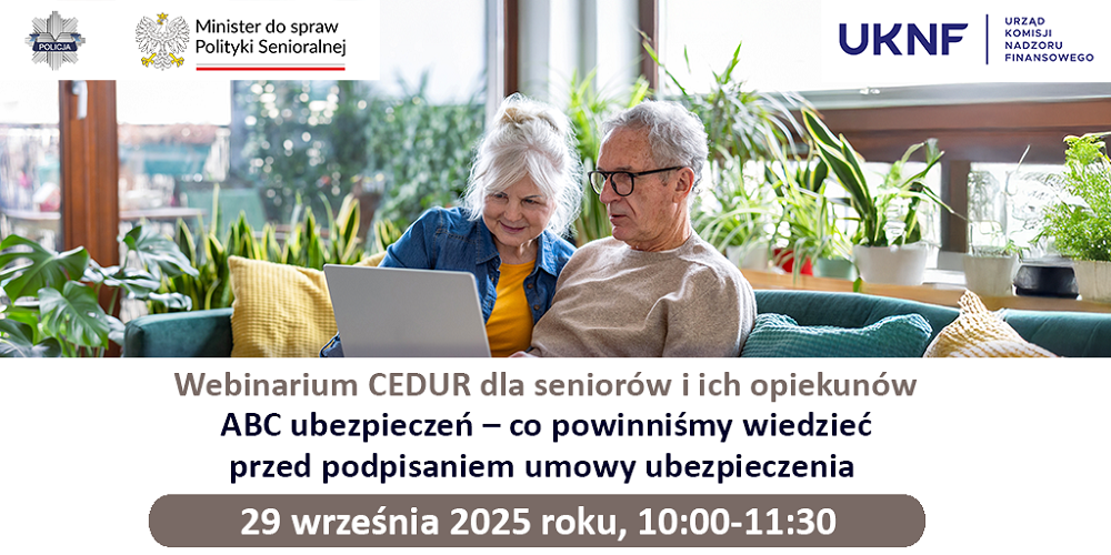 Webinarium „ABC ubezpieczeń” dla seniorów – zapisy do 29 września