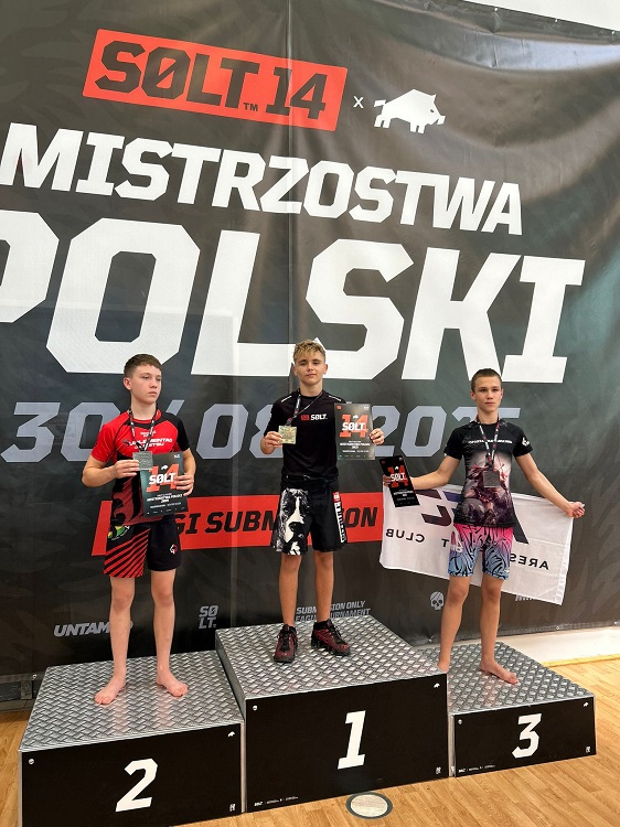 Złote i brązowe medale dla Silesian Fight Gym na MP SOLT w ju-jitsu