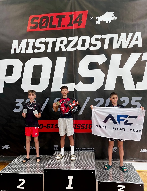 Złote i brązowe medale dla Silesian Fight Gym na MP SOLT w ju-jitsu