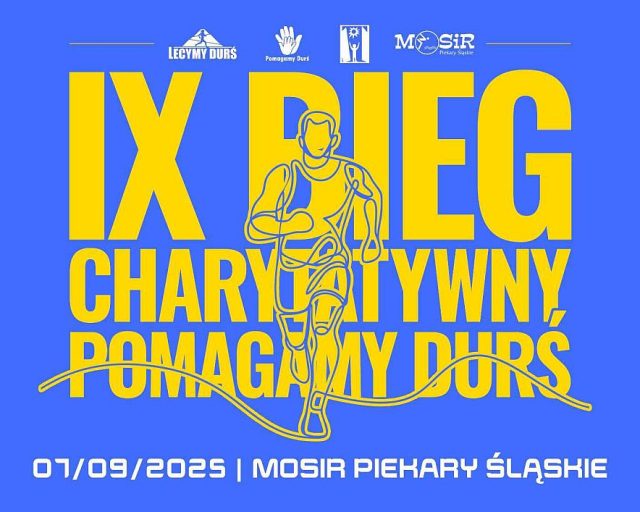 IX Bieg Charytatywny „Pomagamy Durś” już 7 września w Piekarach Śląskich