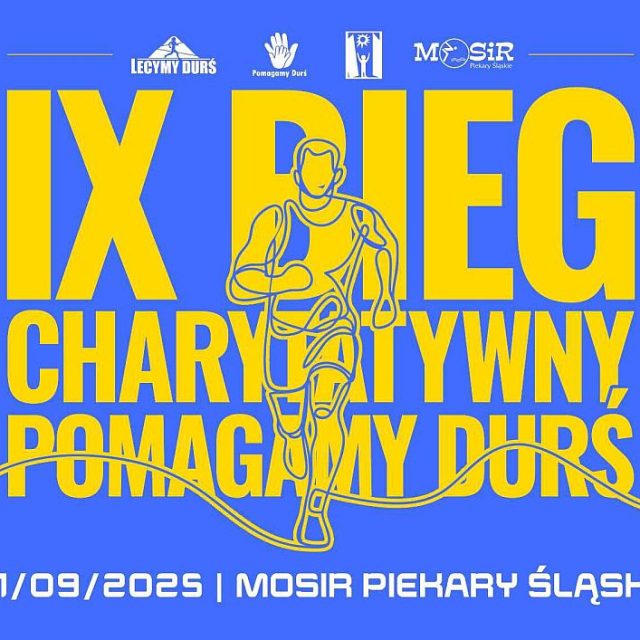 IX Bieg Charytatywny „Pomagamy Durś” już 7 września w Piekarach Śląskich