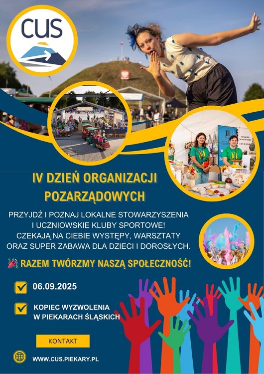 Dzień Organizacji Pozarządowych 2025 na Kopcu Wyzwolenia w Piekarach Śląskich