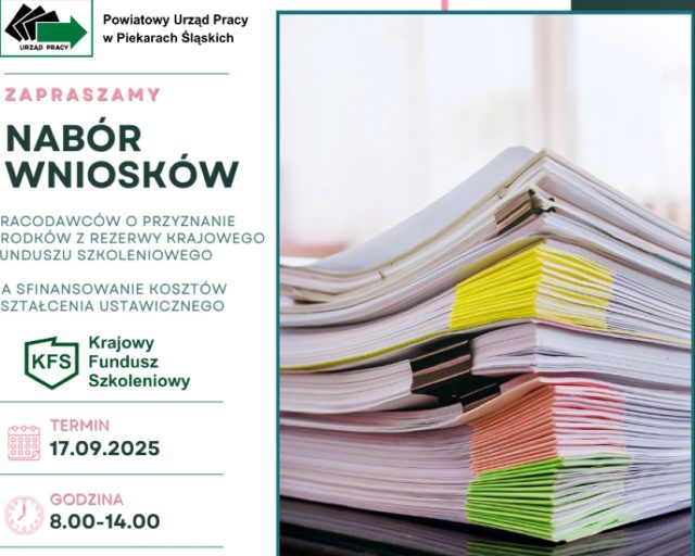 Pracodawcy z Piekar mogą dostać dofinansowanie na szkolenia pracowników