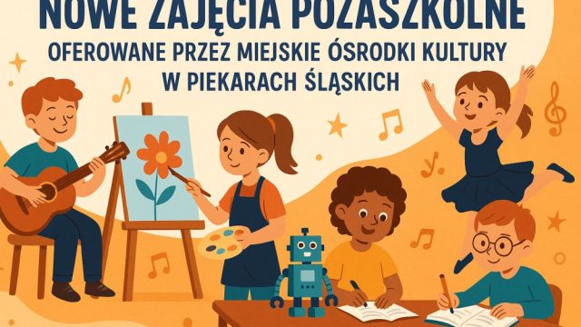 Nowa oferta warsztatów w piekarskich instytucjach kultury