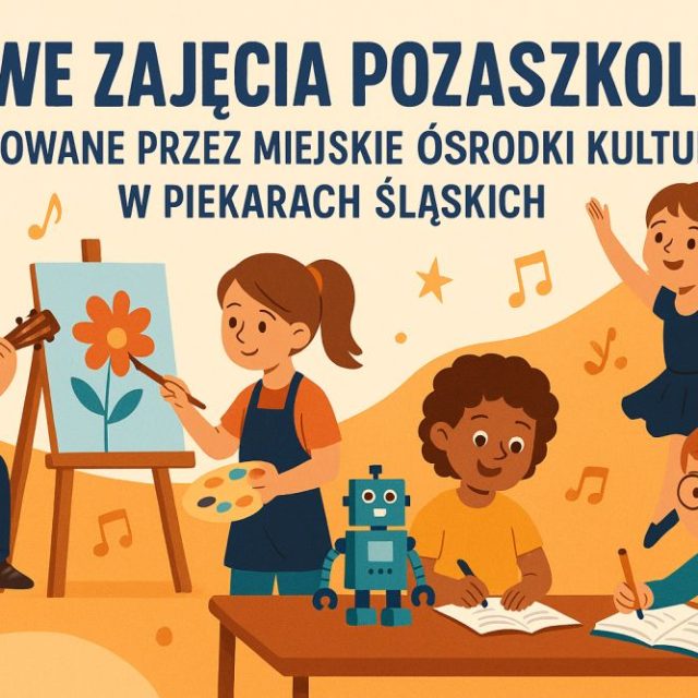 Nowa oferta warsztatów w piekarskich instytucjach kultury