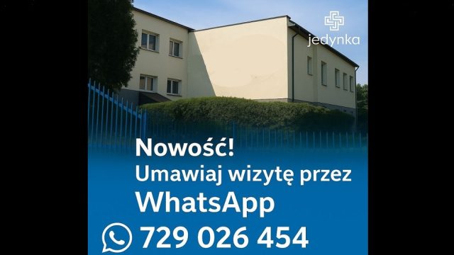 Rejestracja w przychodni „Jedynka” teraz możliwa przez WhatsApp