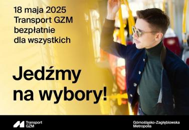 Darmowa komunikacja miejska w GZM na wybory prezydenckie 2025