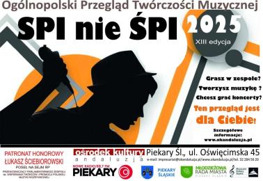 „SPI NIE ŚPI” 2025 – zgłoś się do przeglądu muzycznego w Piekarach Śląskich