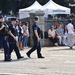 Policja ochraniała uczestników pielgrzymki