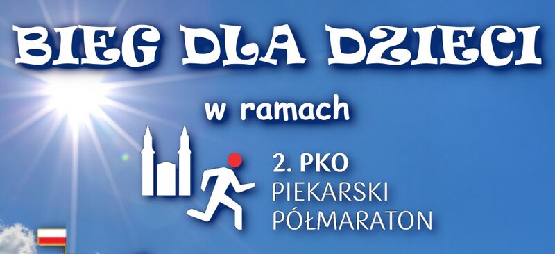 Bieg dla dzieci w ramach 2. PKO Piekarskiego Półmaratonu