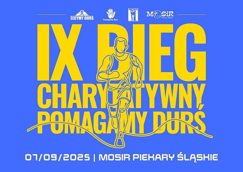 IX Bieg Charytatywny „Pomagamy Durś” już 7 września w Piekarach Śląskich