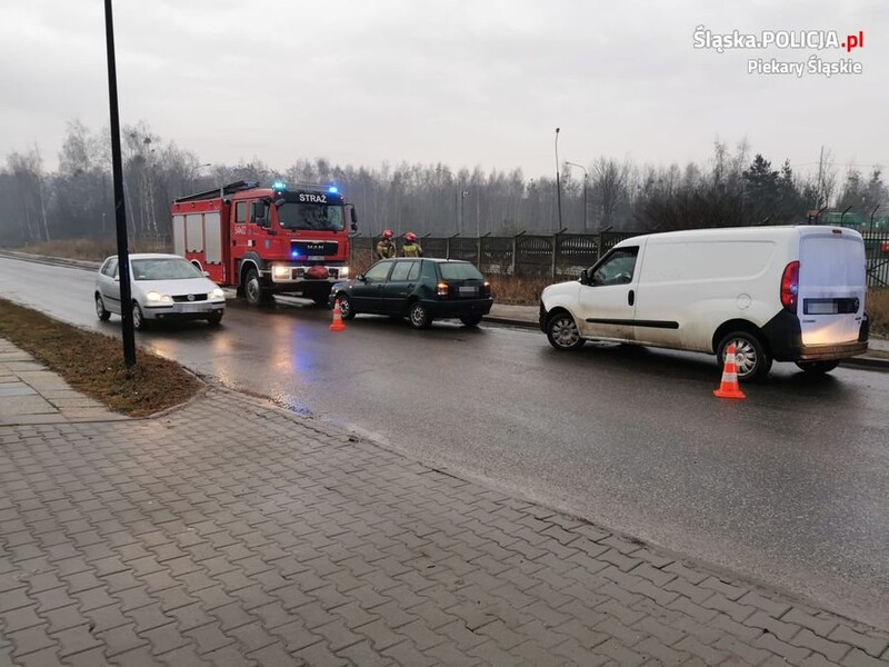 Kolizja na ul. Roździeńskiego