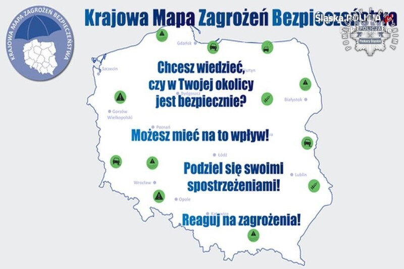Krajowa Mapa Zagrożeń Bezpieczeństwa - zgłoś zagrożenie w swojej okolicy