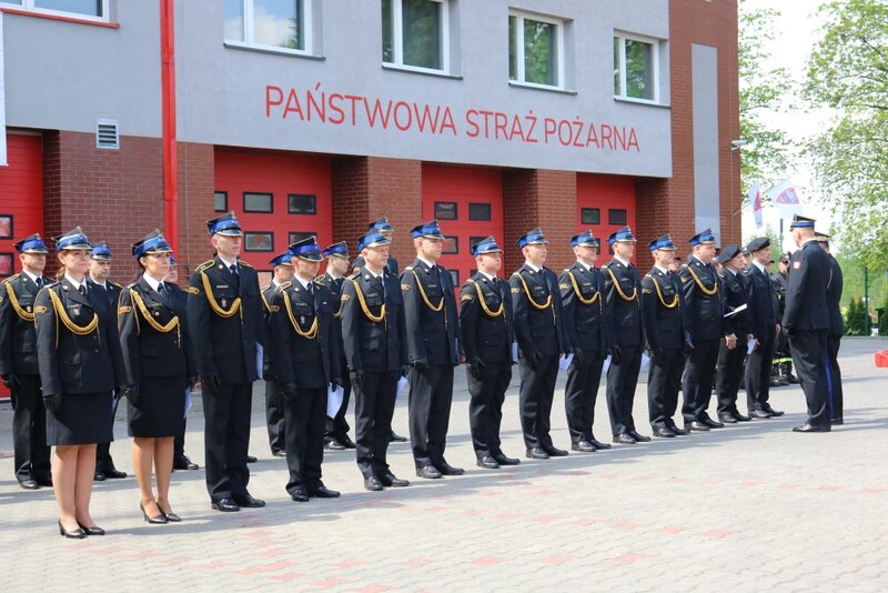 Miejskie obchody Dnia Strażaka w PSP w Piekarach