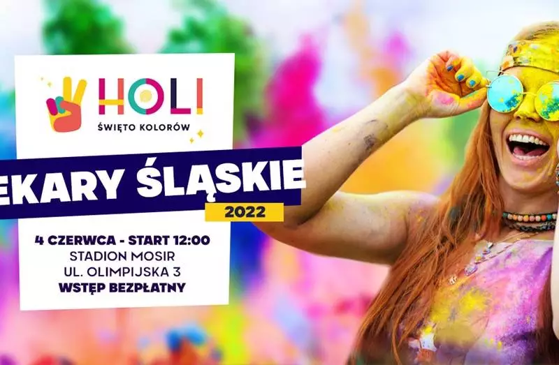 Najbardziej kolorowy festiwal w najbliższy weekend w Piekarach Śląskich