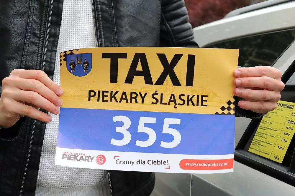 Oznakowanie taksówek na terenie Piekar Śląskich / fot. UM Piekary Śląskie