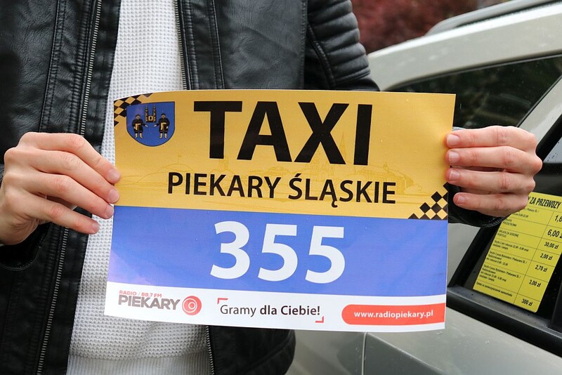 Oznakowanie taksówek na terenie Piekar Śląskich
