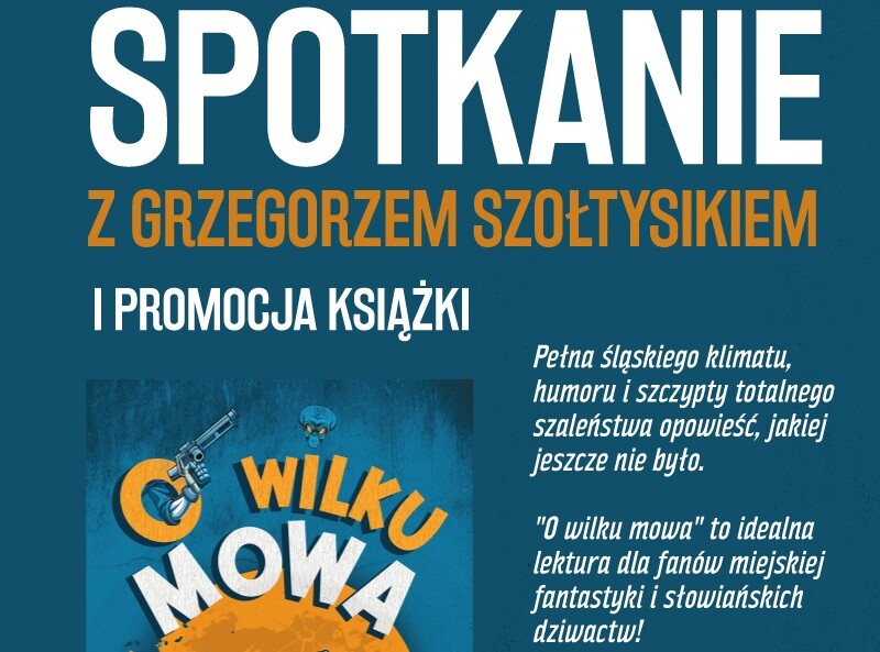 Piekarski debiut literacki. Spotkanie z Grzegorzem Szołtysikiem w bibliotece