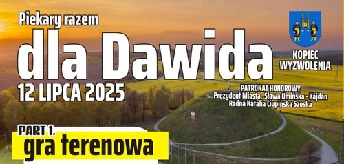 „Piekary razem – dla Dawida” już 12 lipca pod Kopcem Wyzwolenia