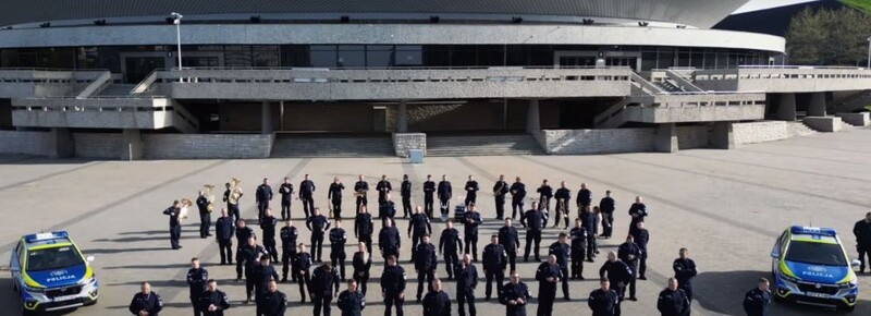 Śląscy policjanci w wyzwaniu charytatywnym dla młodszego aspiranta Krzysztofa Sobieraja