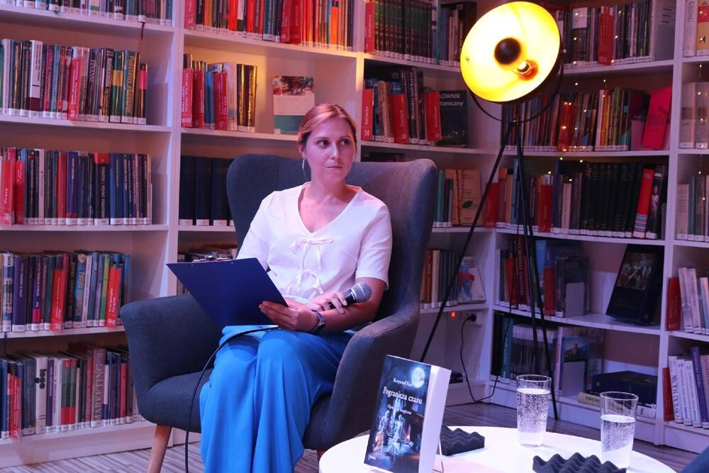 Spotkanie z Krzysztofem Kusiem w bibliotece / fot. MBP Piekary Śląskie