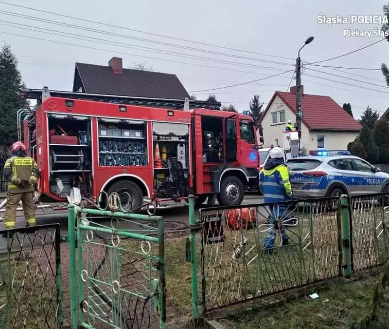 Tragiczny pożar domu w Piekarach Śląskich