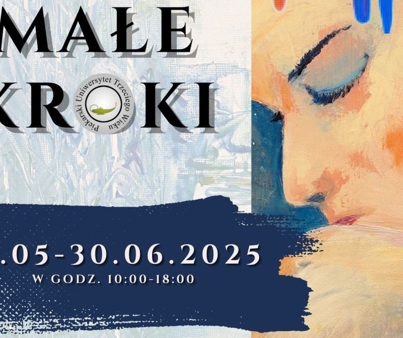 Wernisaż wystawy „Małe Kroki” seniorów z Klubu Plastycznego Tęcza w Brzezinach