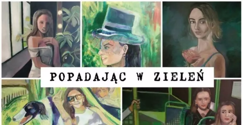 Wernisaż wystawy Michała Ogińskiego pt. "Popadając w zieleń" w Piekarach Śląskich