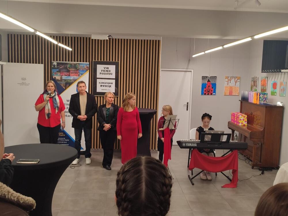 Wernisaż XVII Pleneru Malarskiego / fot. MBP Piekary Śląskie